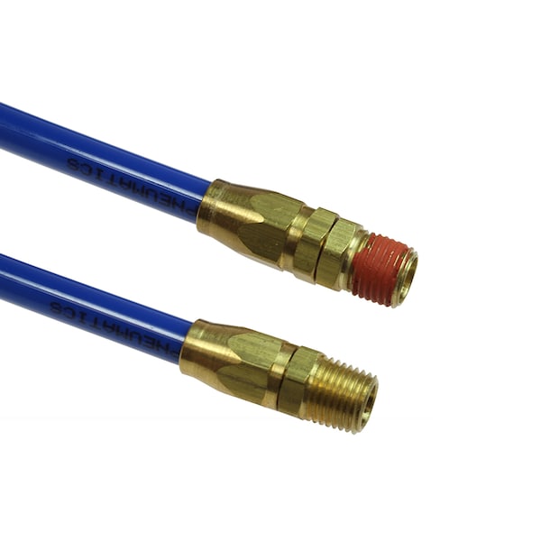 Flexcoil 1/4 ID x 30 ft 1/4 MPT Rigid Reusable Dark Blue